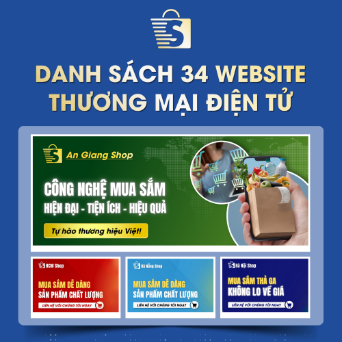 Danh Sách Website TMĐT Của 34 Tỉnh Thành Việt Nam